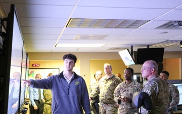 NY Army Guard Soldier link into State Disaster Nerve Center