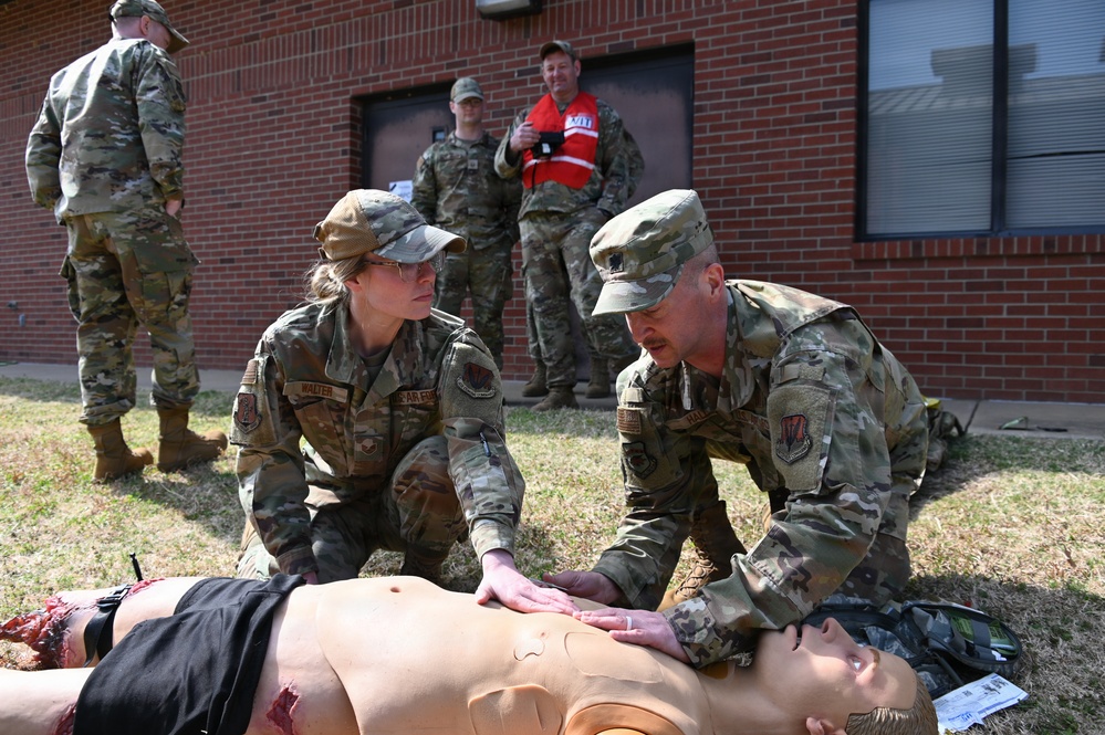 188th Wing Medical Group Applies TCCC principles during the 2025 CRI