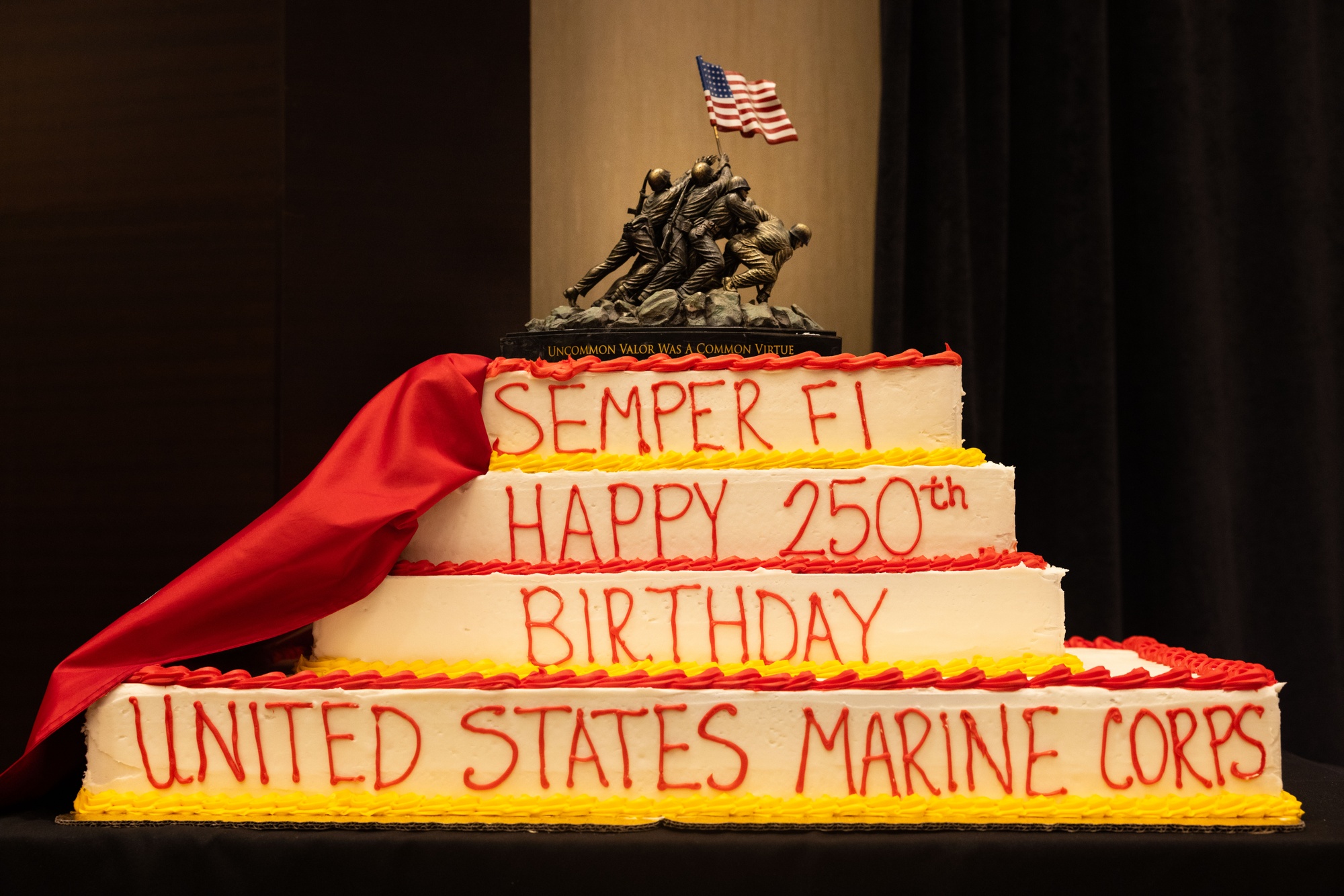 250th Marine Corps Birthday 米海兵隊誕生記念プレート USMC Marine Corps 250th Birthday / Anniversary 3D Maple or Cherry