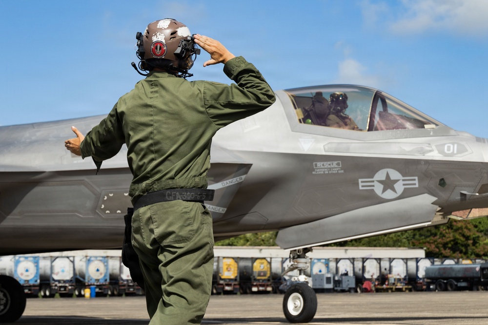 VMFA-225 conducts flight operations in Puerto Rico
