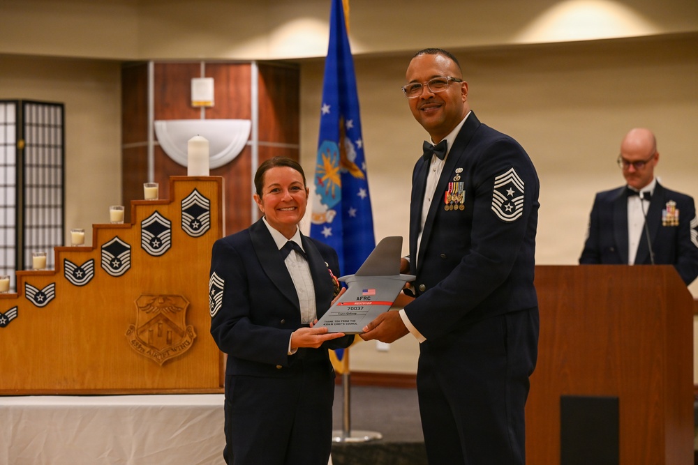 439th Airlift Wing Chief Induction Ceremony