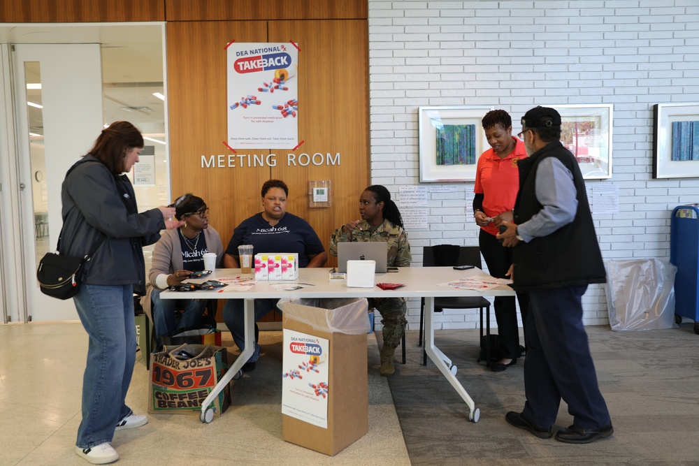 D.C. National Guard Counterdrug supports National Prescription Drug Take Back Day