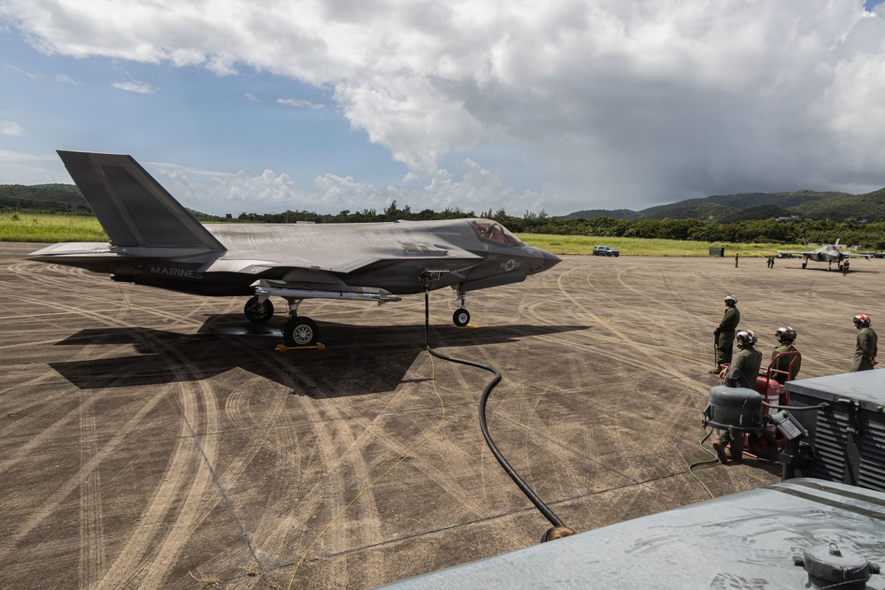 VMFA-225 conducts flight operations in Puerto Rico