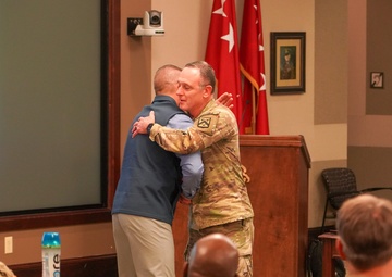 An NCOPD brief was given by Retired Sgt. Maj. of the Army Daniel A. Dailey on Fort Leavenworth