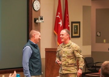An NCOPD brief was given by Retired Sgt. Maj. of the Army Daniel A. Dailey on Fort Leavenworth