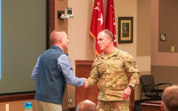 An NCOPD brief was given by Retired Sgt. Maj. of the Army Daniel A. Dailey on Fort Leavenworth