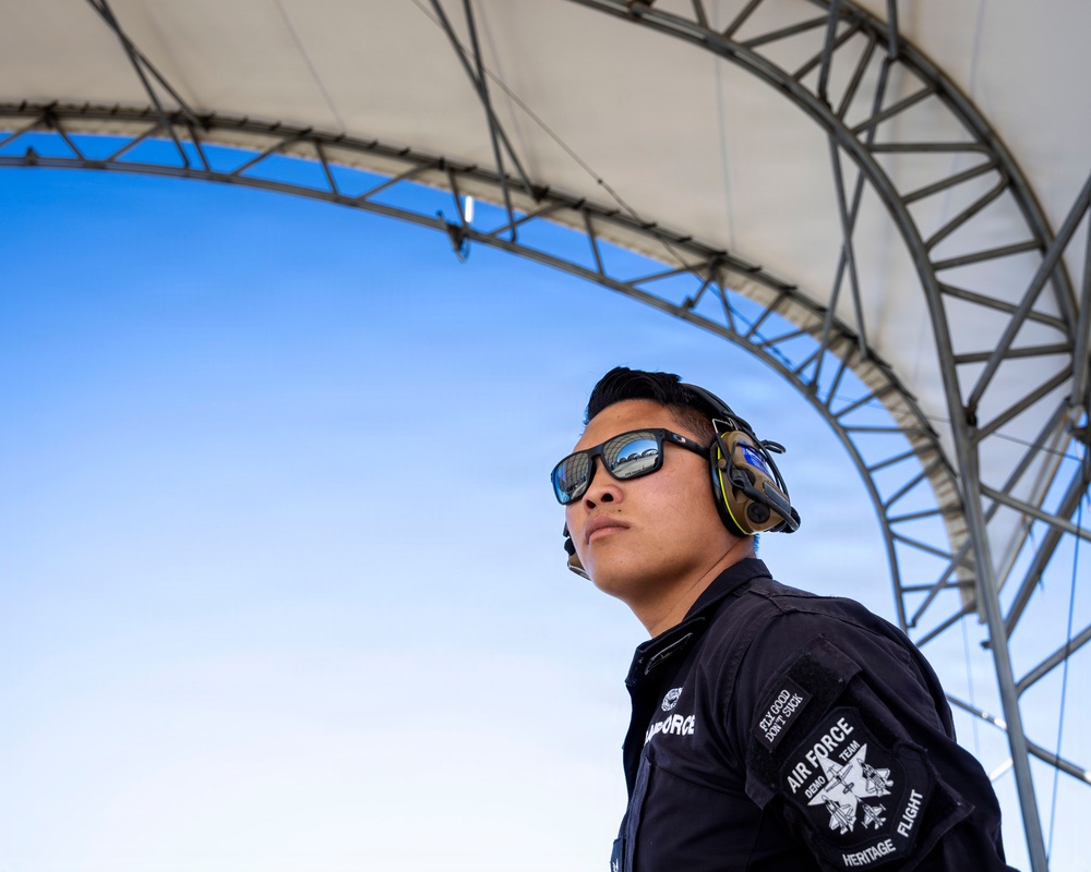 F-22 Raptor Demonstration Team arrives at Marine Corps Air Station Miramar Airshow