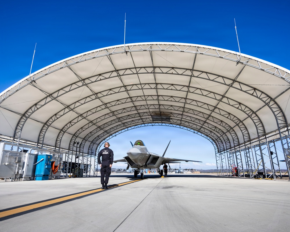 F-22 Raptor Demonstration Team arrives at Marine Corps Air Station Miramar Airshow