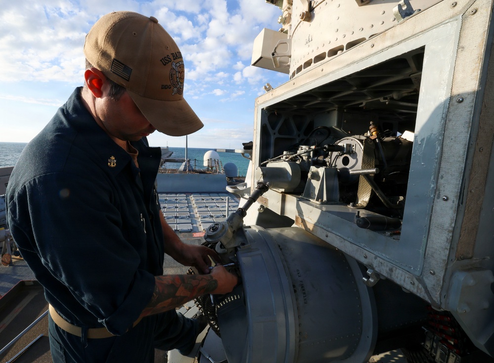 USS Bainbridge (DDG96) Mid-Deployment Voyage Repairs