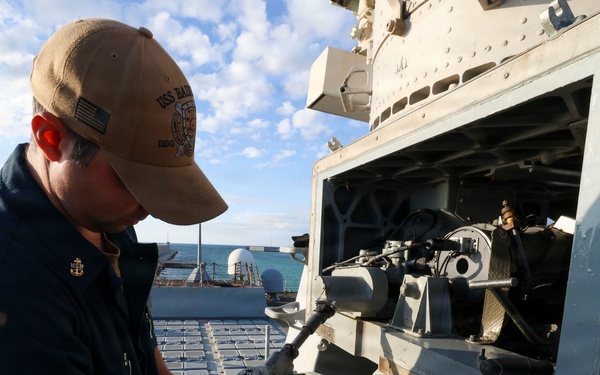 USS Bainbridge (DDG96) Mid-Deployment Voyage Repairs