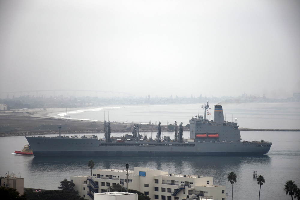 USNS Henry J. Kaiser returns to San Diego Following Extended Maintenance Period