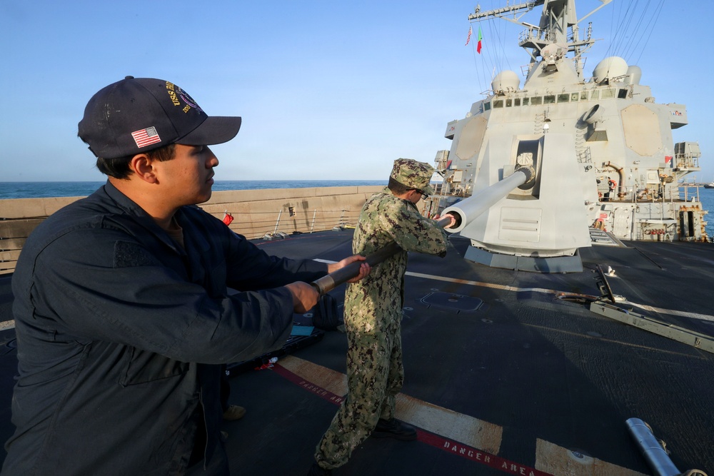 USS Bainbridge (DDG96) Mid-Deployment Voyage Repairs