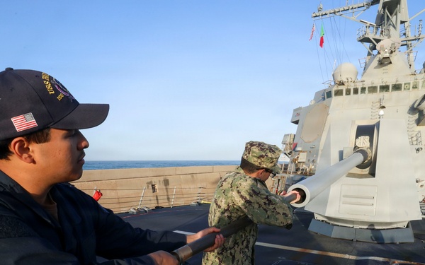 USS Bainbridge (DDG96) Mid-Deployment Voyage Repairs