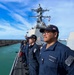 USS Bainbridge (DDG96) Departs Civitavecchia, Italy