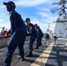 USS Bainbridge (DDG96) Departs Civitavecchia, Italy