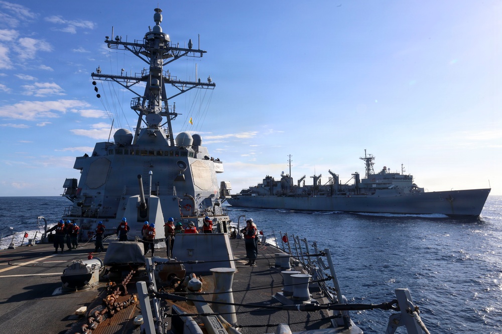 USS Bainbridge (DDG96) Emergency Break Away Drill