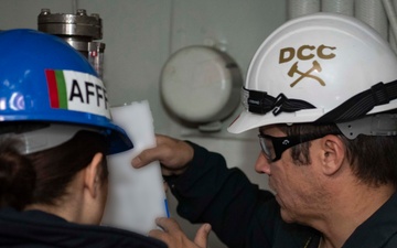 Ronald Reagan Sailors Test Firefighting Stations