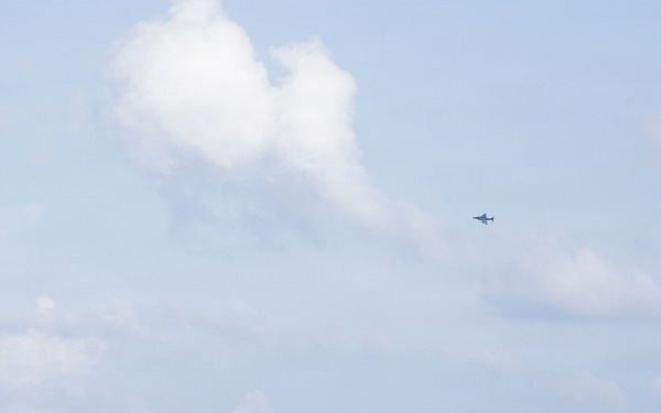 22nd MEU(SOC) | AV-8B Harrier IIs Conduct Flight Operations on USS Iwo Jima