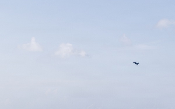 22nd MEU(SOC) | AV-8B Harrier IIs Conduct Flight Operations on USS Iwo Jima