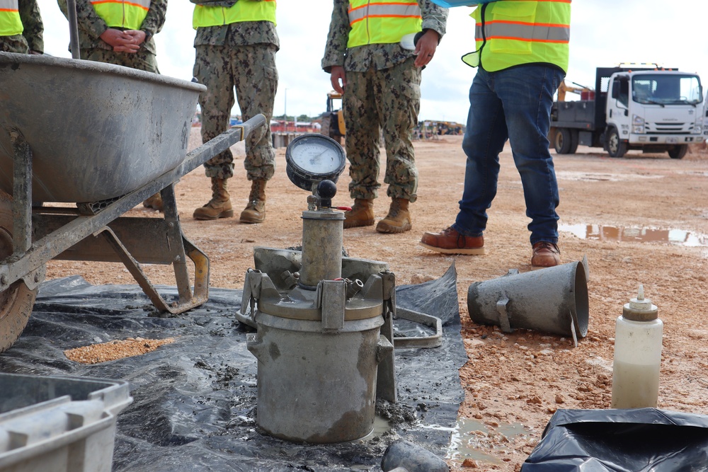 Measuring the Integrity of a New Batch of Concrete