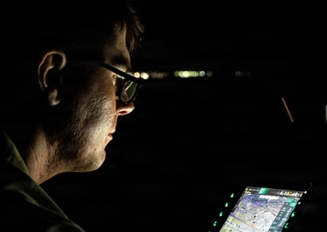 First Team trains on sUAS night flights for NTC rotation 26-02