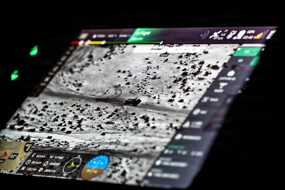 First Team trains on sUAS night flights for NTC rotation 26-02