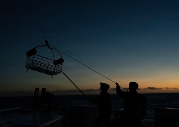 Coast Guard Cutter Terrell Horne (WPC 1131) conducts patrol for Operation Border Trident