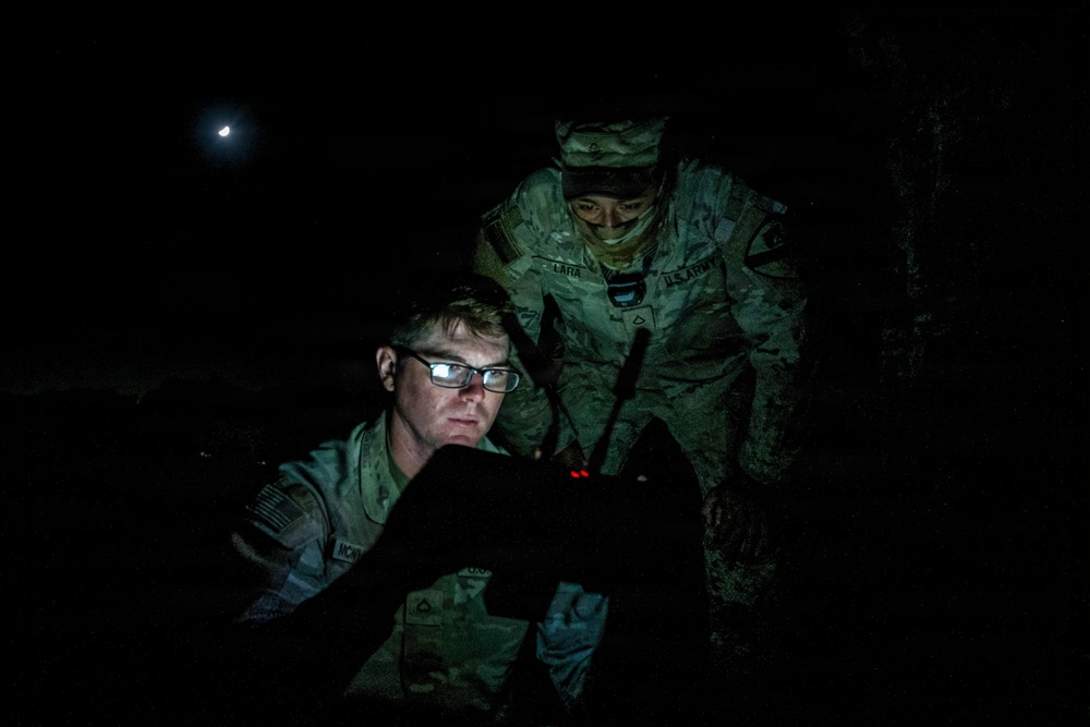 First Team trains on sUAS night flights for NTC rotation 26-02