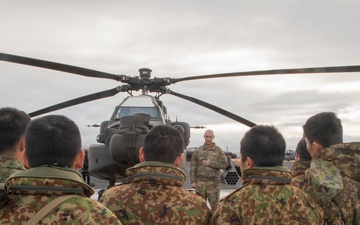 16th CAB shows the Japanese Ground Self-Defense Force AH-64 Apaches