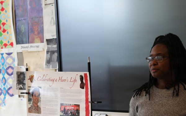 D.C. National Guard Counterdrug Partners with Ballou STAY Students During Red Ribbon Week
