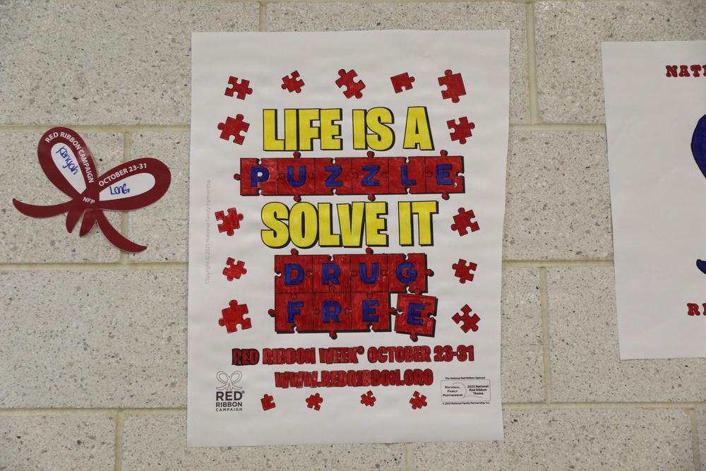 D.C. National Guard Counterdrug Partners with Ballou STAY Students During Red Ribbon Week