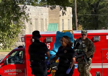 Tennessee National Guard assists Memphis Fire Department