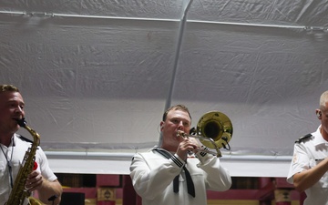 Pacific Partnership 2025 Multinational Band Performs at the Waterfront Night Market