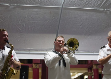 Pacific Partnership 2025 Multinational Band Performs at the Waterfront Night Market