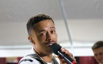 Pacific Partnership 2025 Multinational Band Performs at the Waterfront Night Market