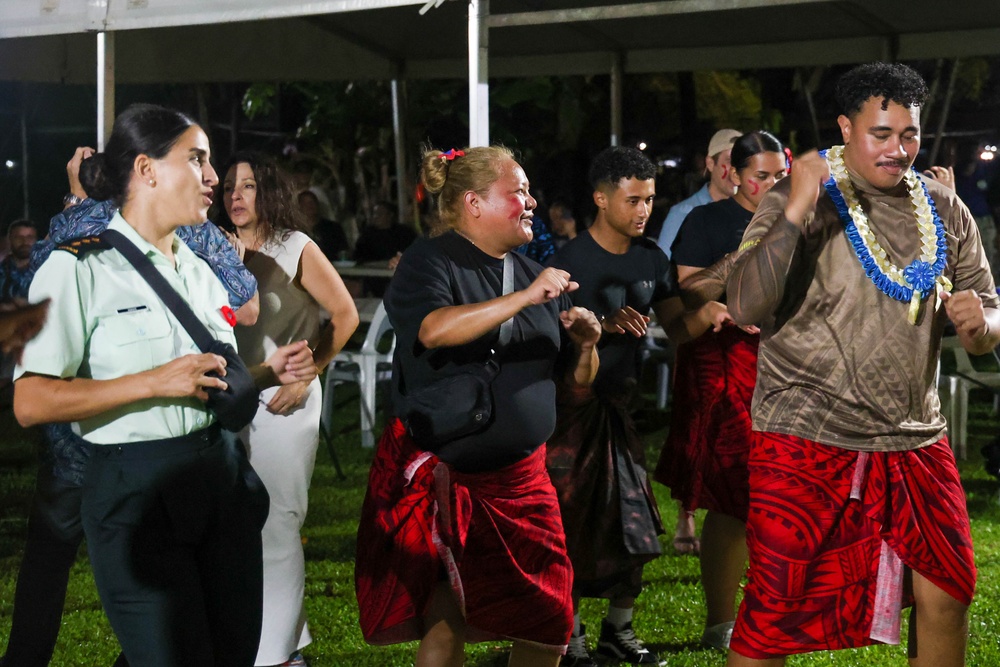 Pacific Partnership 2025 Multinational Band Performs at the Waterfront Night Market