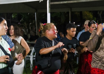 Pacific Partnership 2025 Multinational Band Performs at the Waterfront Night Market