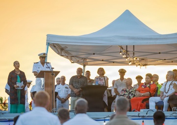 Multinational Service Members and Samoa Locals Honor the Pacific Partnership 2025 Samoa Mission During a Closing Ceremony