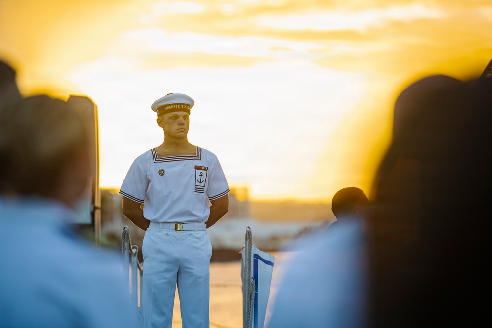Multinational Service Members and Samoa Locals Honor the Pacific Partnership 2025 Samoa Mission During a Closing Ceremony