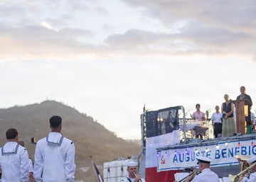 Multinational Service Members and Samoa Locals Honor the Pacific Partnership 2025 Samoa Mission During a Closing Ceremony