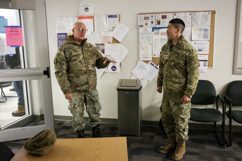 The Adjutant General of the Alaska National Guard travels to Bethel during Operation Halong Response