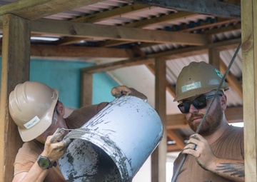 Pacific Partnership 2025 Sailors Perform Renovations at Magaiagi Elementary School