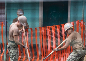 Pacific Partnership 2025 Sailors Perform Renovations at Magaiagi Elementary School