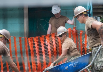 Pacific Partnership 2025 Sailors Perform Renovations at Magaiagi Elementary School