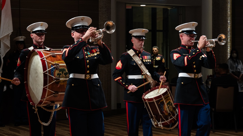 5th Air Naval Gunfire Liaison Company celebrates the 250th Marine Corps Birthday