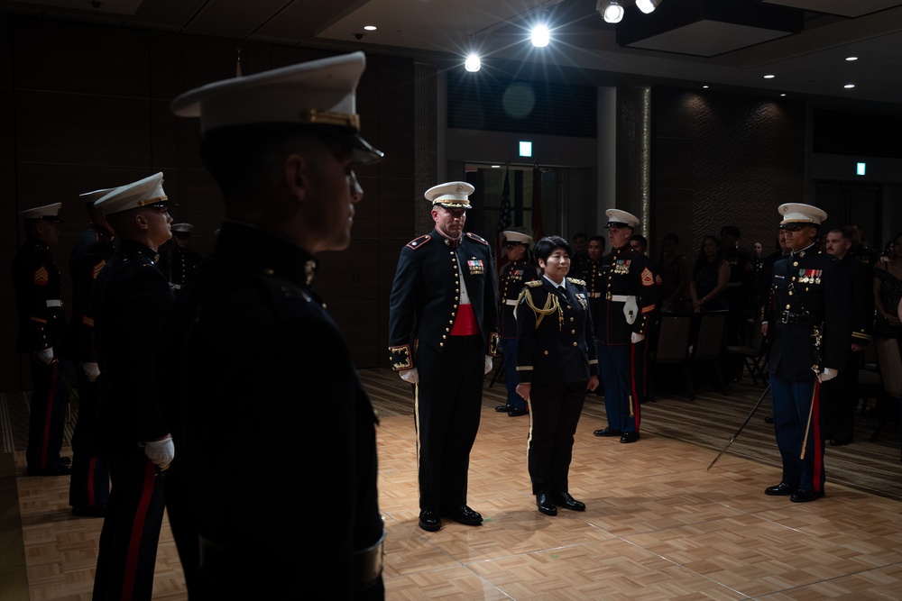 5th Air Naval Gunfire Liaison Company celebrates the 250th Marine Corps Birthday