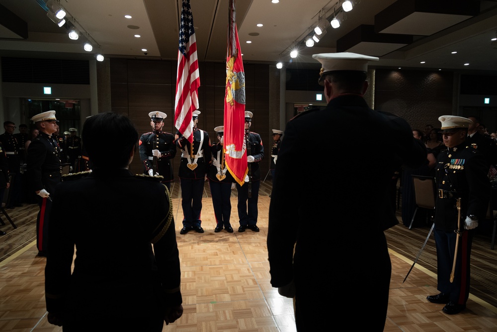5th Air Naval Gunfire Liaison Company celebrates the 250th Marine Corps Birthday