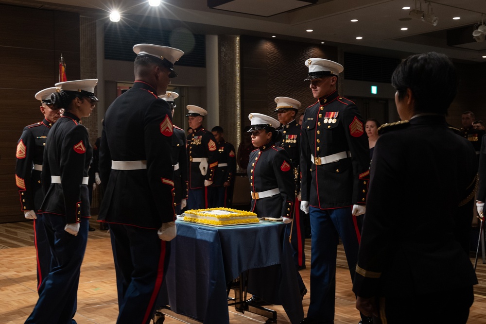 5th Air Naval Gunfire Liaison Company celebrates the 250th Marine Corps Birthday