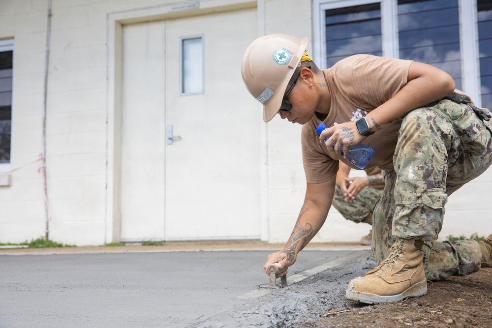 Sailors Assigned to Amphibious Construction Battalion One Perform Repairs and Renovations at Faleolo Medical Center in Faleolo, Samoa