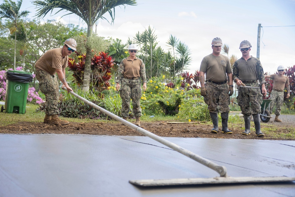 Sailors Assigned to Amphibious Construction Battalion One Perform Repairs and Renovations at Faleolo Medical Center in Faleolo, Samoa